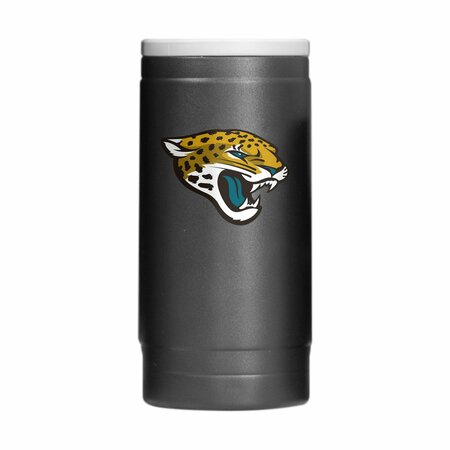 LOGO BRANDS Jacksonville Jaguars Flipside Powder Coat Slim Can Coolie 615-S12PC-34